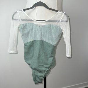 ¾ Sleeve ballet leotard